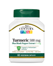 Turmeric 500 mg Plus Black Pepper Extract